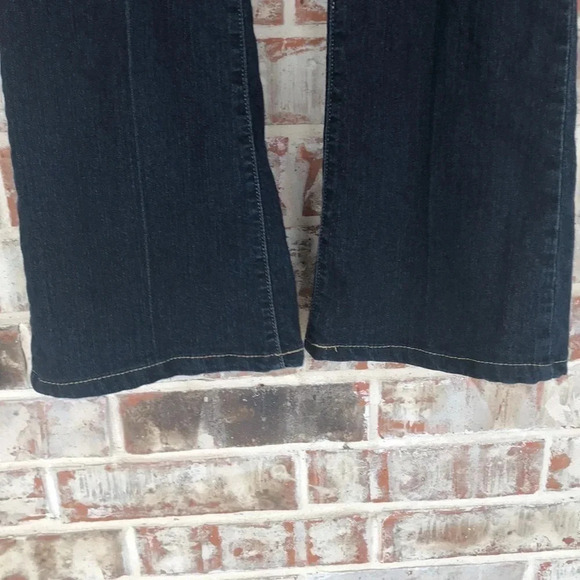 Paige Dark Wash HH Boot Denim Jeans - Picture 2 of 13